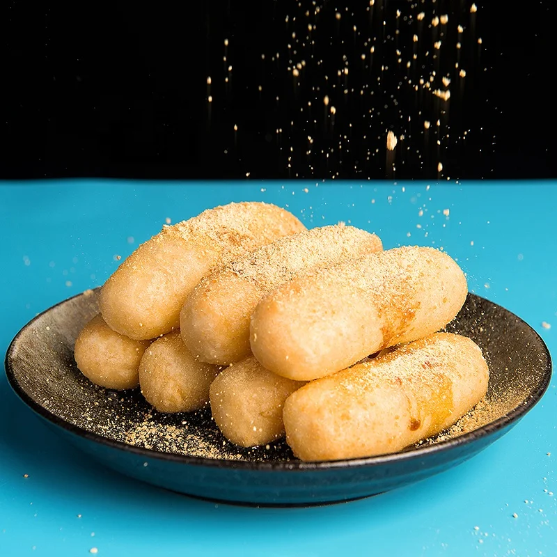 Frying products of sweet handmade  glutinous rice cake ,