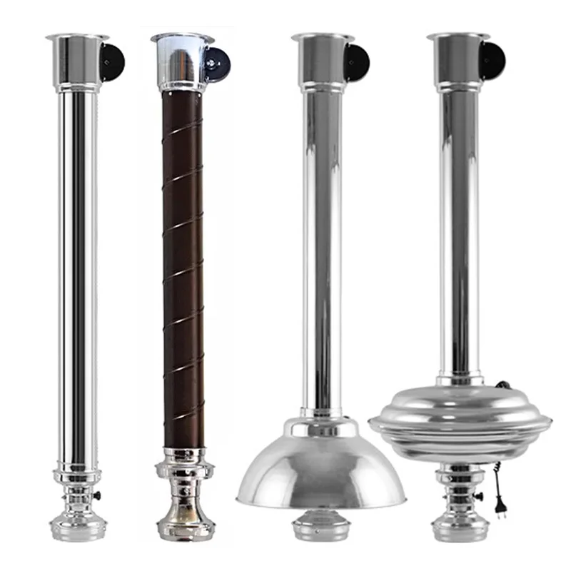 Durable Korean Restaurant Barbecue Lifting Straight  Exhauster Smoke Pipe With BBQ Hood