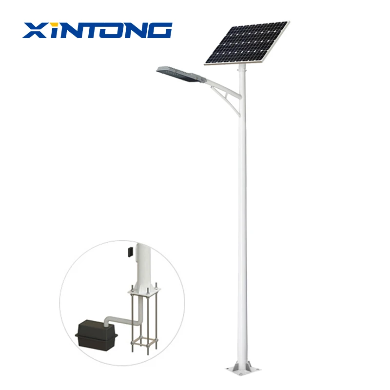XINTONG Led Solar Street Light Remote Control Panel Lighting High Lumens Great Price