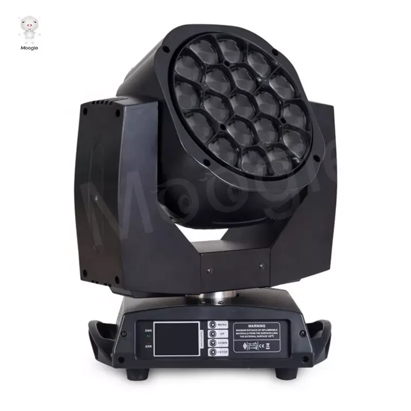 dmx 19*15w rgbw 4in1 zoom led moving head light moving head wash light for wedding events party