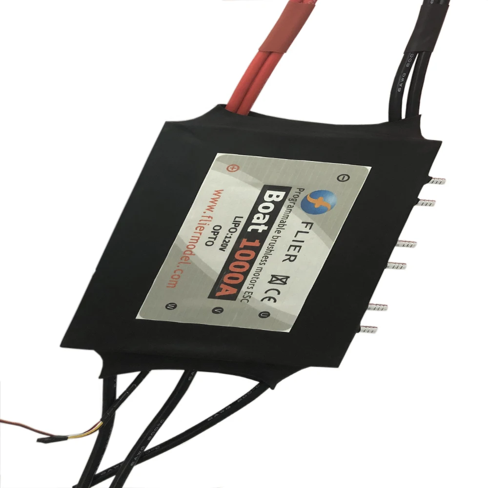 HV-контроллер 120V 800-1000A бесщеточный 1000A лодка/доска для серфинга/Efoil ESC от фабрики Flier