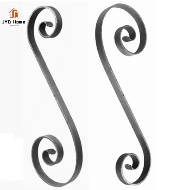 JYD Ornamental Wrought Iron S Scrolls For Fence Gate Decoration