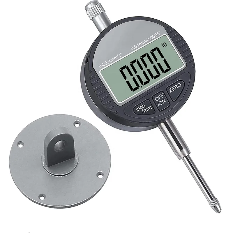 Dial test indicator 0.01mm 0.001mm 0-12.7mm 0-25.4mm 0.0005inch 0.00005in Micron digital dial indicator gauge
