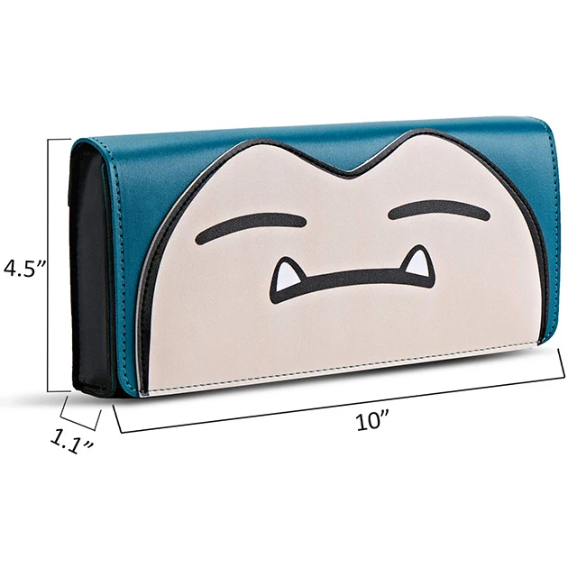 
Ultra slim portable leather bag with 5 game cartridges holders travel carry console for switch lite 