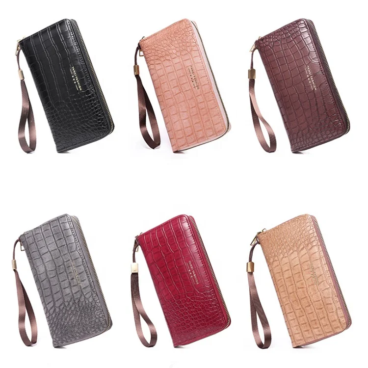 Crocodile Snake Skin Leather Mens Slim Wallet Clutch Purse