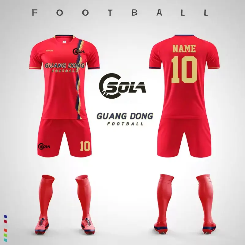 Soccer Jersey Kids Set And Shorts Soccer Vintage Jersey Long Sleeve Soccer Ball Uniform Custom Football T Shirt