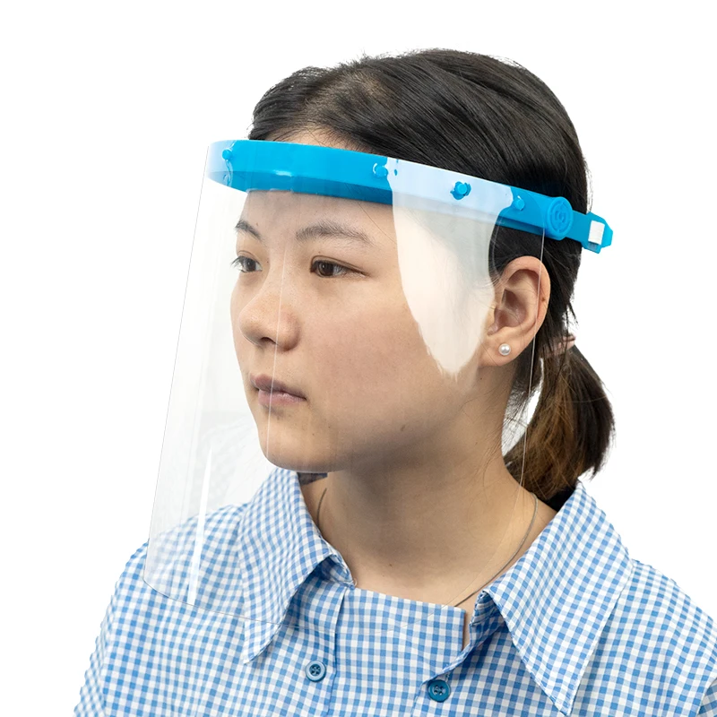 Hot Sale Anti Fog Safety Personal Adjustable Protective Plastic Face Shield