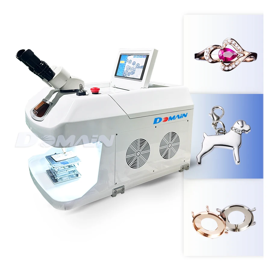 Domain desktop jewelry laser welding machine for gold jewelry welder spot welding machine 100W 150W 200W