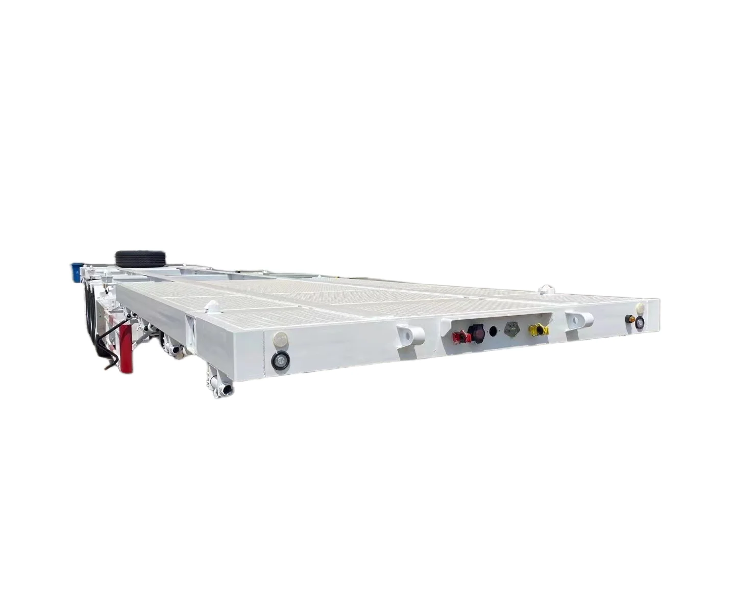 Brand new multi-purpose vehicle 50 tons 3-axle container chassis 40 foot skeleton semi trailer truck