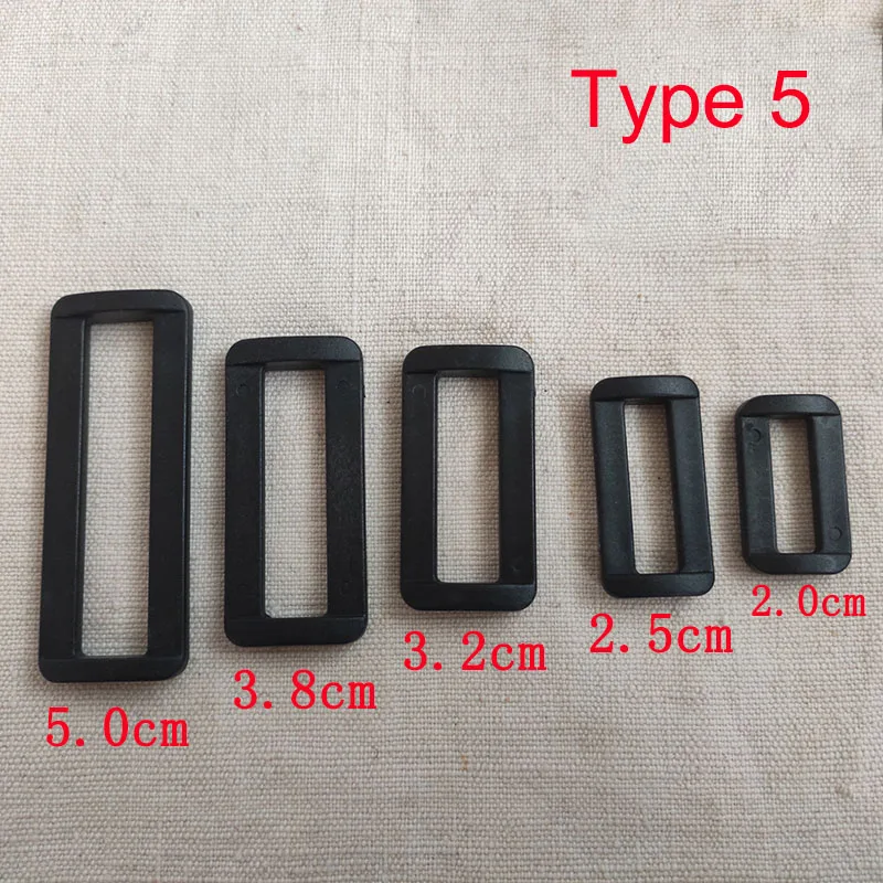 Регулируемые пряжки для ремня рюкзака, 2/2, 5/3, 2/3, 8/5 см
