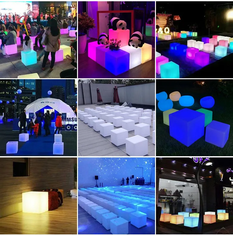 beach stool illuminated furniture led bar chairs plastic chairs and table furniture led cube chairs set furniture