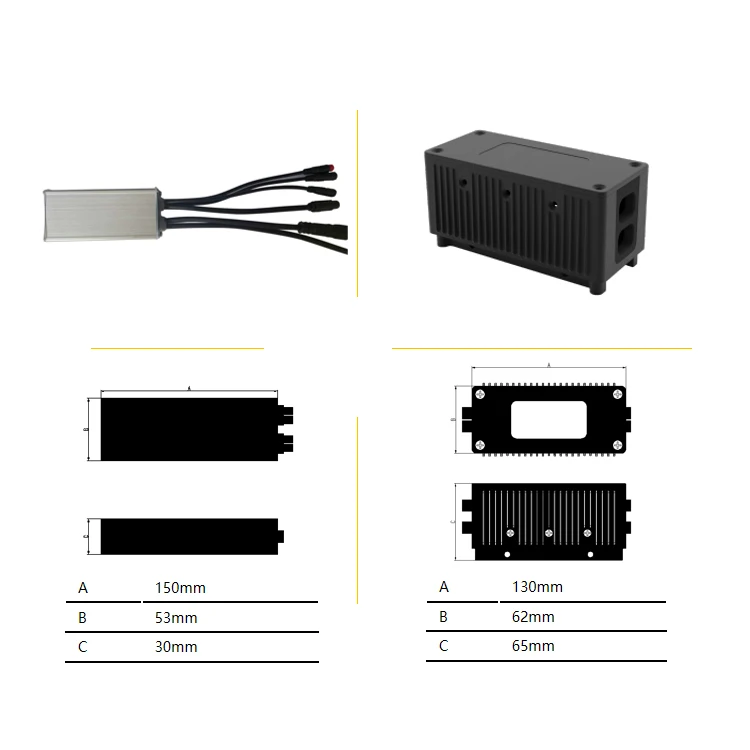 China Bicycle Uart 30a Current -limiting Value 350g 1000w 48v Ebike Controller
