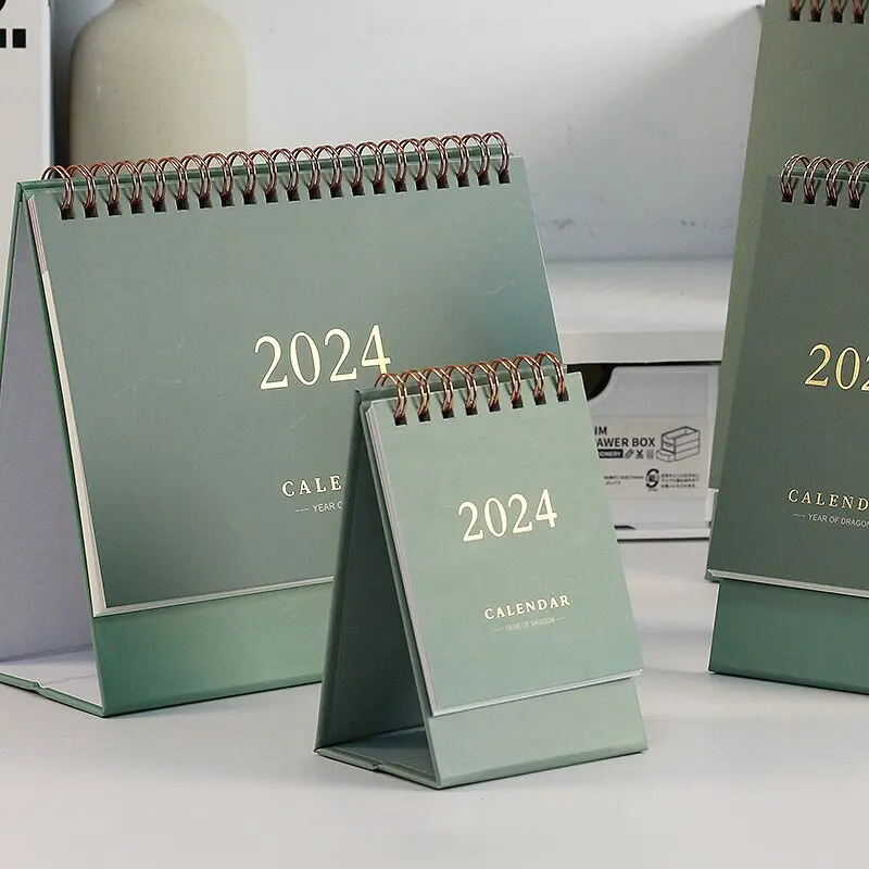 2024 custom 12 monthly planner cheap promotional printing calendar table calendar cheap desk calendar