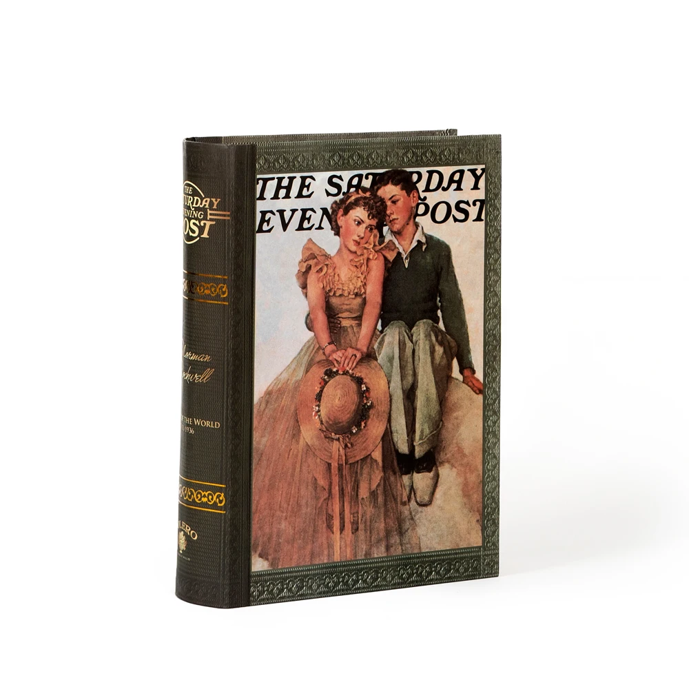 KP wholesale high quality faux books for decorating gift box book style magnetic box book box