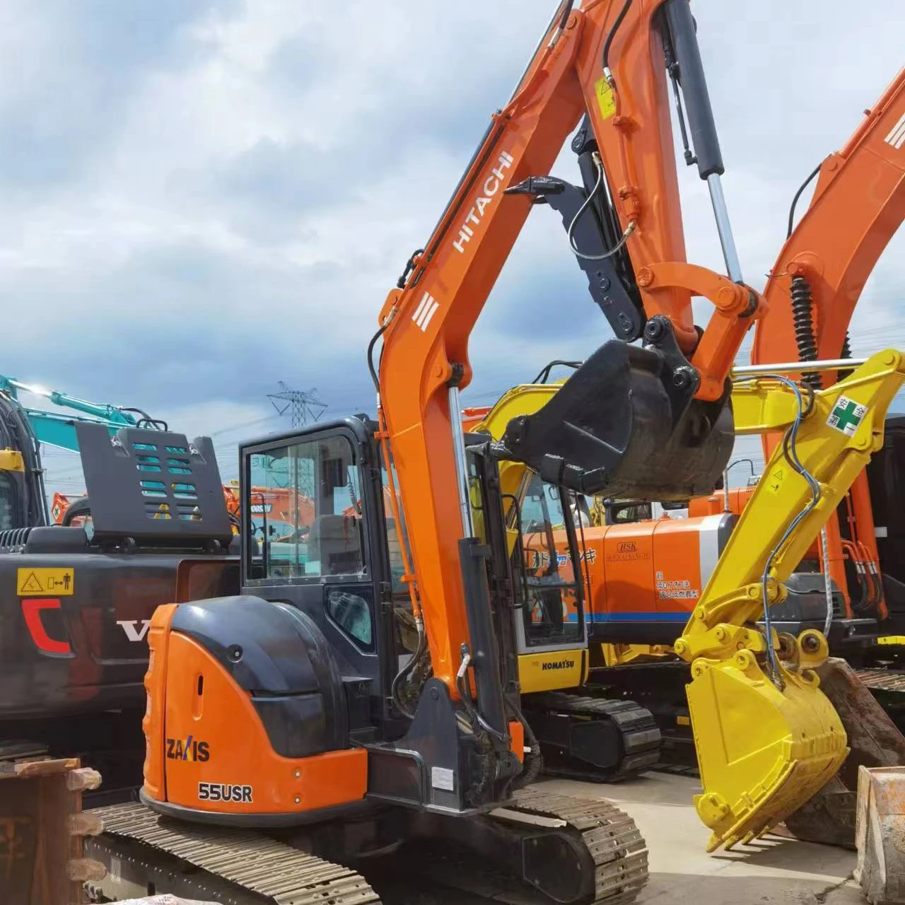 Hitachi ZX55 Used Crawler Excavator 5.5TON Second Hand Digger Hitachi ZAXIS 55 Factory stock MINI excavator