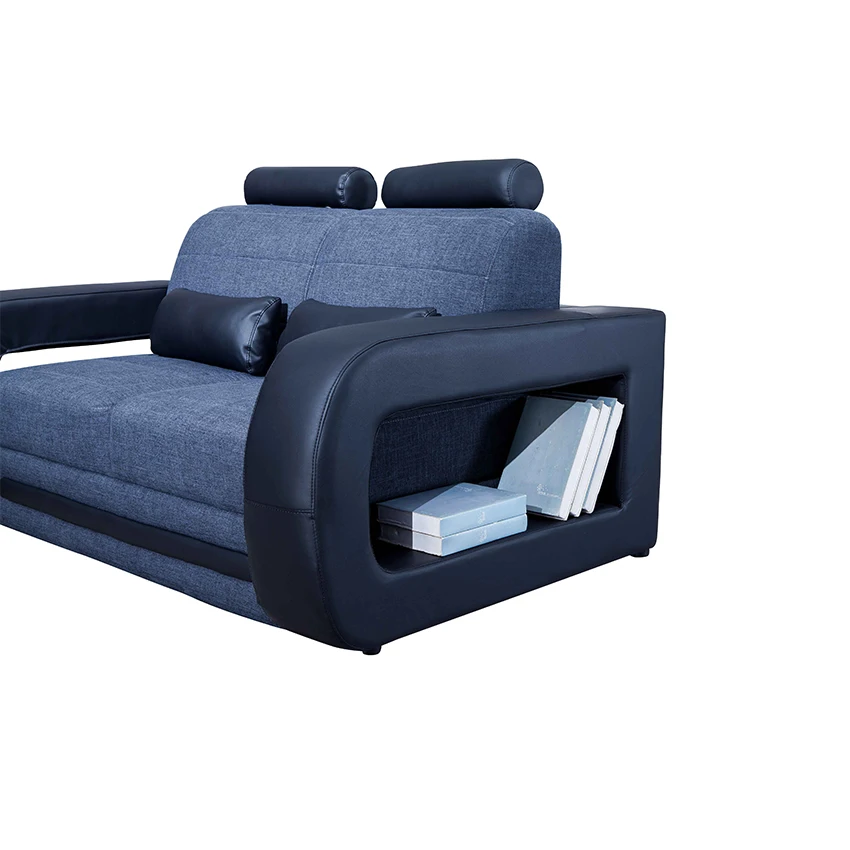 Leather sofa set furniture recliner corner luxury top grain leather living room sofas