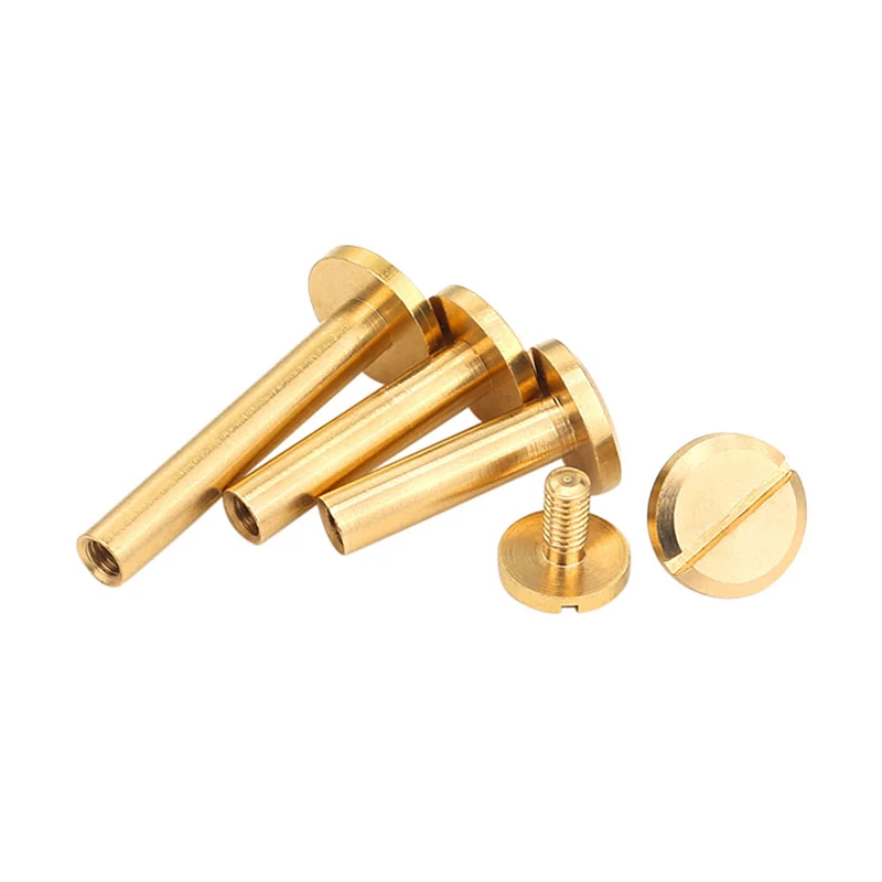 Hot sale  golden book binding screw male and female screw book binding post chicago screws