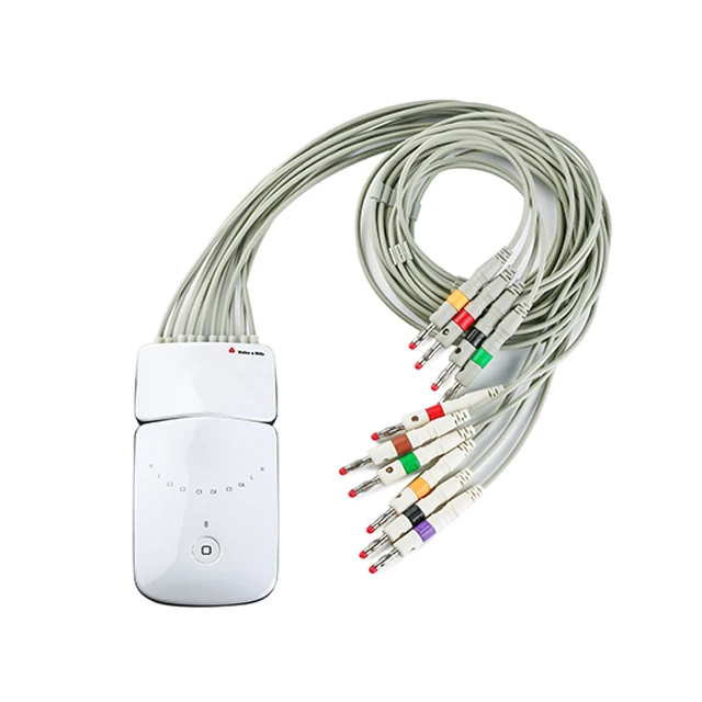 2024 New Year Chinese Manufacturer Medical Machine Portable Rest test ECG Machine With Pathological Analysis Equipments Software