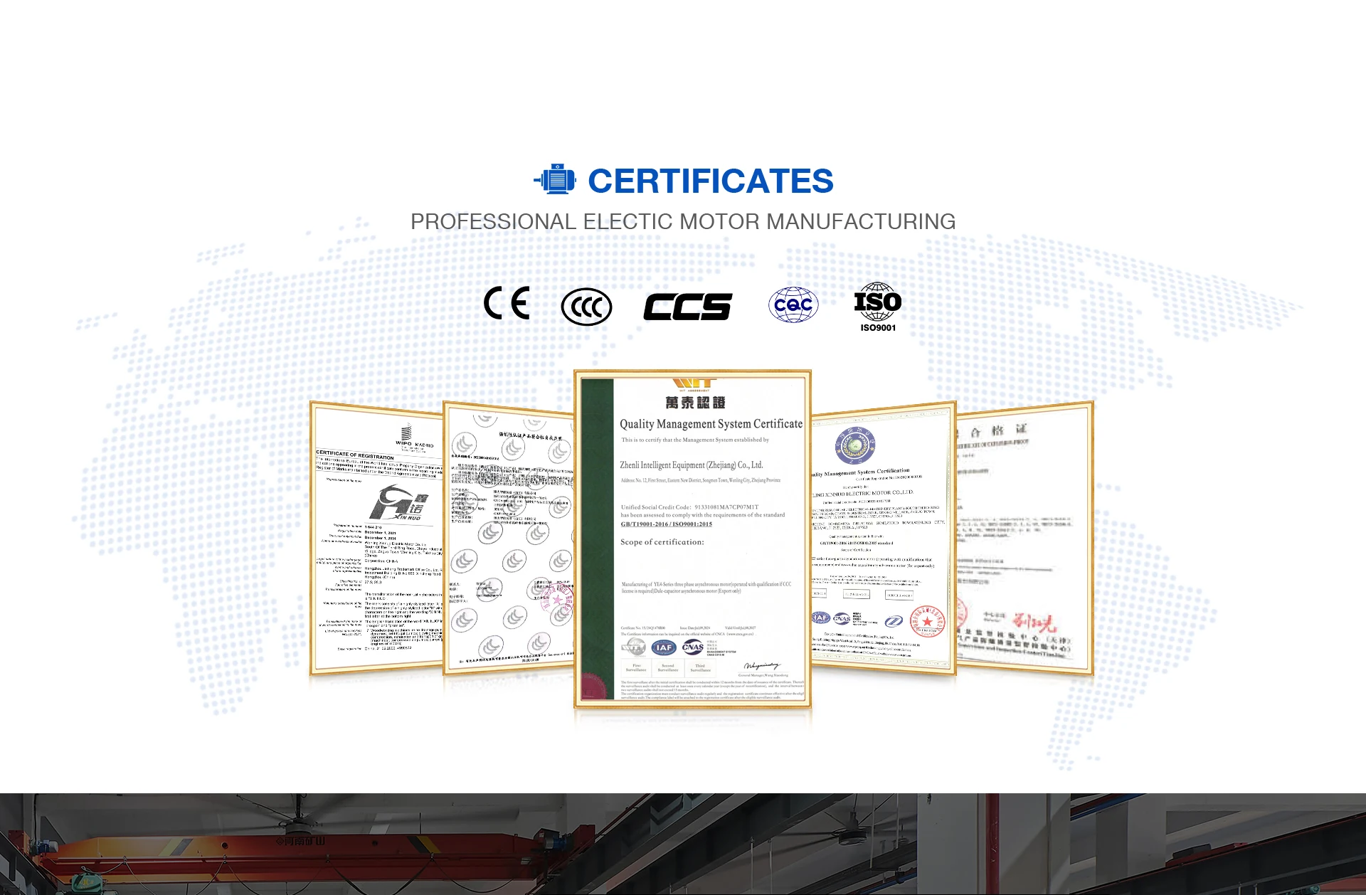 Y2-90S-6 ZHENLI Premium Electric Motor Y2 Series 0.75KW 1HP 1000RPM  Induction Three Phase 380V Electric AC Motor