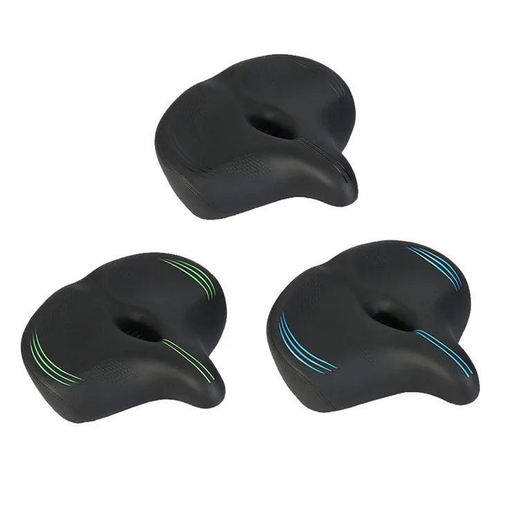 Wide Big Bum Bicycle Saddle Seat Big Ass Bike Cushion Wide Hip Cycling Seat