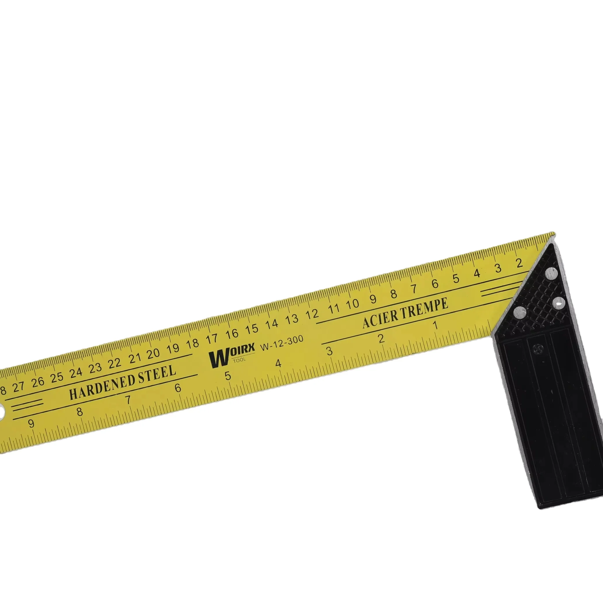 Multifunctional Angle 90 degree Aluminium base angle square Measure Wooden Ruler