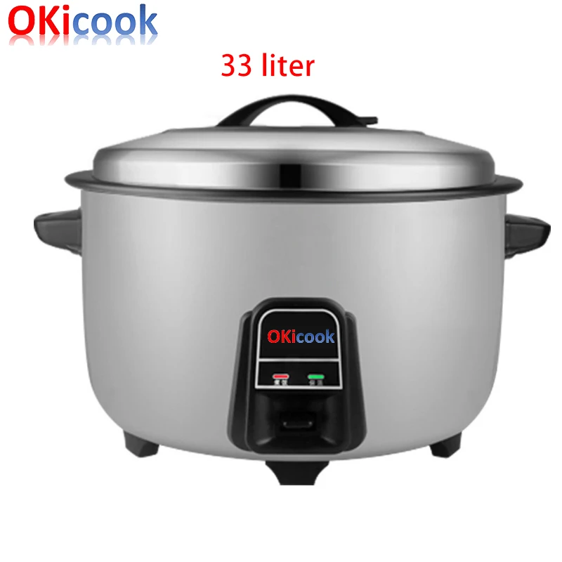 33 Quart Capacity 3800W For 50 People Long time keep warm Commercial Traditional Canteen Big Rice Cooker