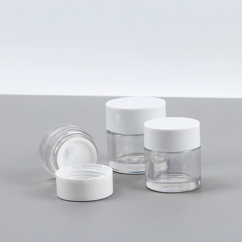 120g 150g PET plastic transparent thick wall round cream hair film jar mud film wide mouth plastic jar