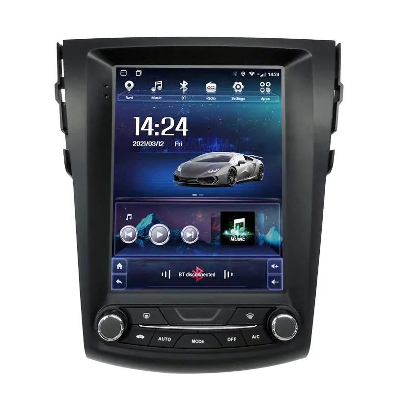 Tesla Style Android Car DVD Navigation Radio For  2007-2012 toyota RAV4 Car Media Player 9.7 inch radio player