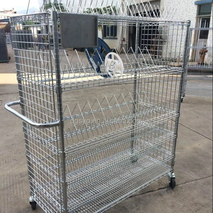 SMT reel storage shelving trolley