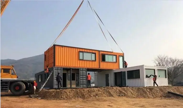 40ft high  cube turn-key ready made shipping container house/luxury container home