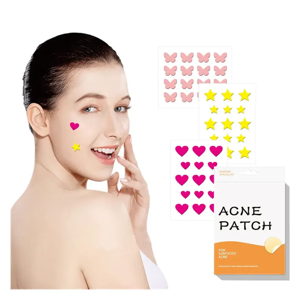 Private Label Acne Patches Custom Colorful Different Shape Acne Pimple Patches Master Whiteheads Dots Sticker Patch Treatment