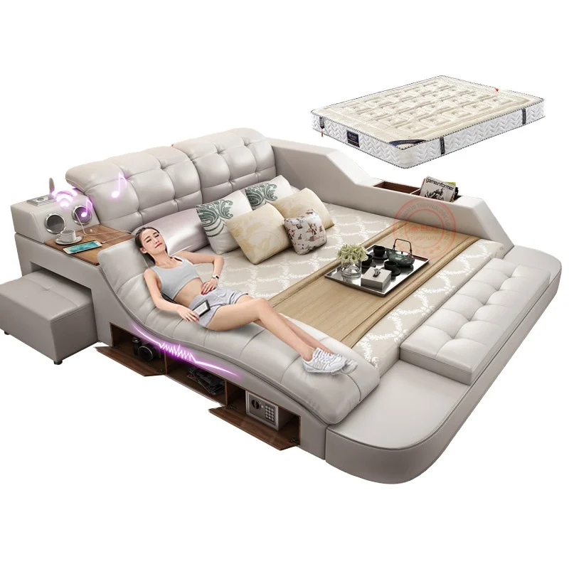 JNZ new design modern furniture classic design wooden bed