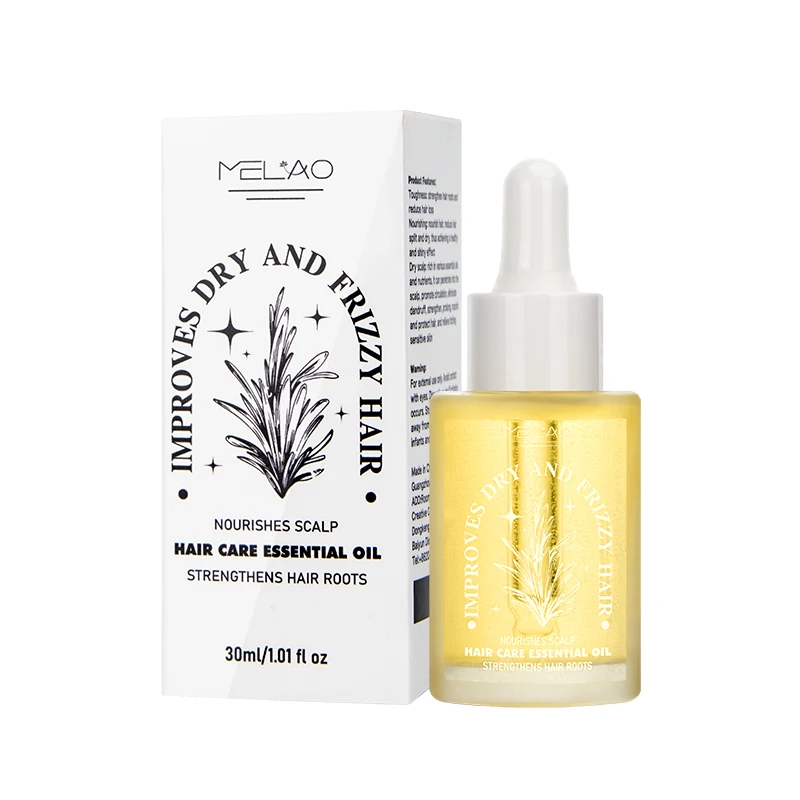 MELAO Private Label Wholesale 100% Natural Formula Nourishing Scalp Elixirs Hair Care Loss Treatment Hair Growth Oil Serum