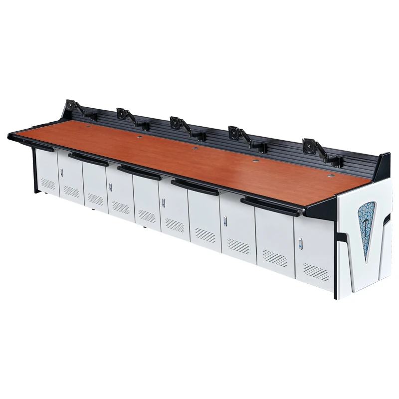 High quality Five seat Command Center Console Monitoring Desk Monitoring Room Dispatching Desk  Monitoring Console