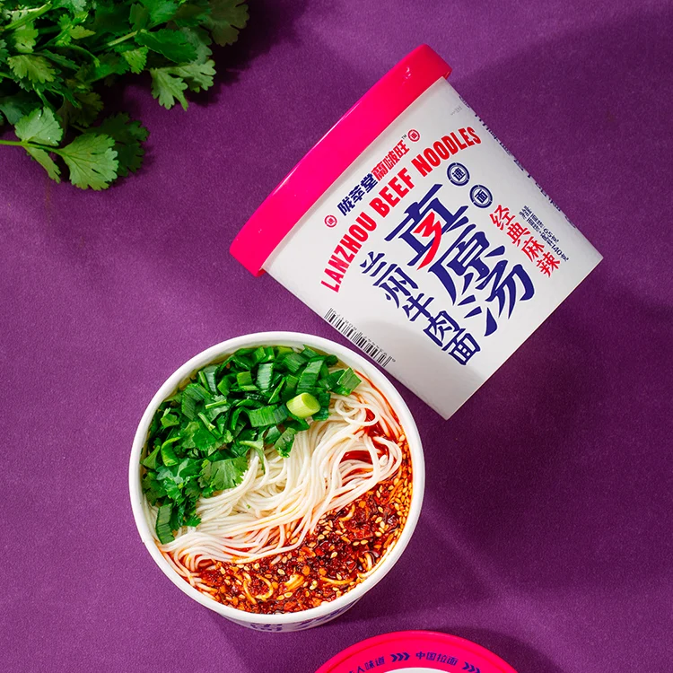 Низкая цена хороший вкус Пряный суп из говядины оптовая продажа рамен лапша