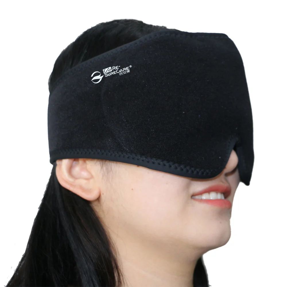 Headache Eye Therapy Hot Cold Gel Ice Packs Wholesale Cooling Eye Pads With Wrap Headache Hat