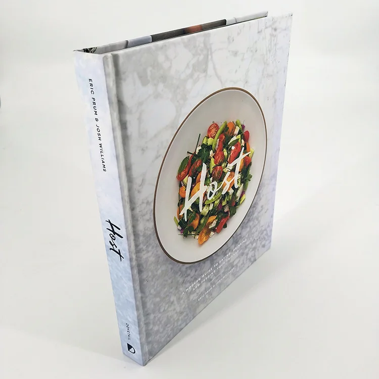 Печать книг для приготовления пищи в твердом переплете по заводской цене
