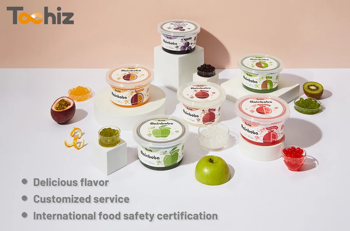 Taiwan Brand Factory Direct Sale Good Taste Halal 490G Juice Balls Kiwi Flavor For Bubble Tea