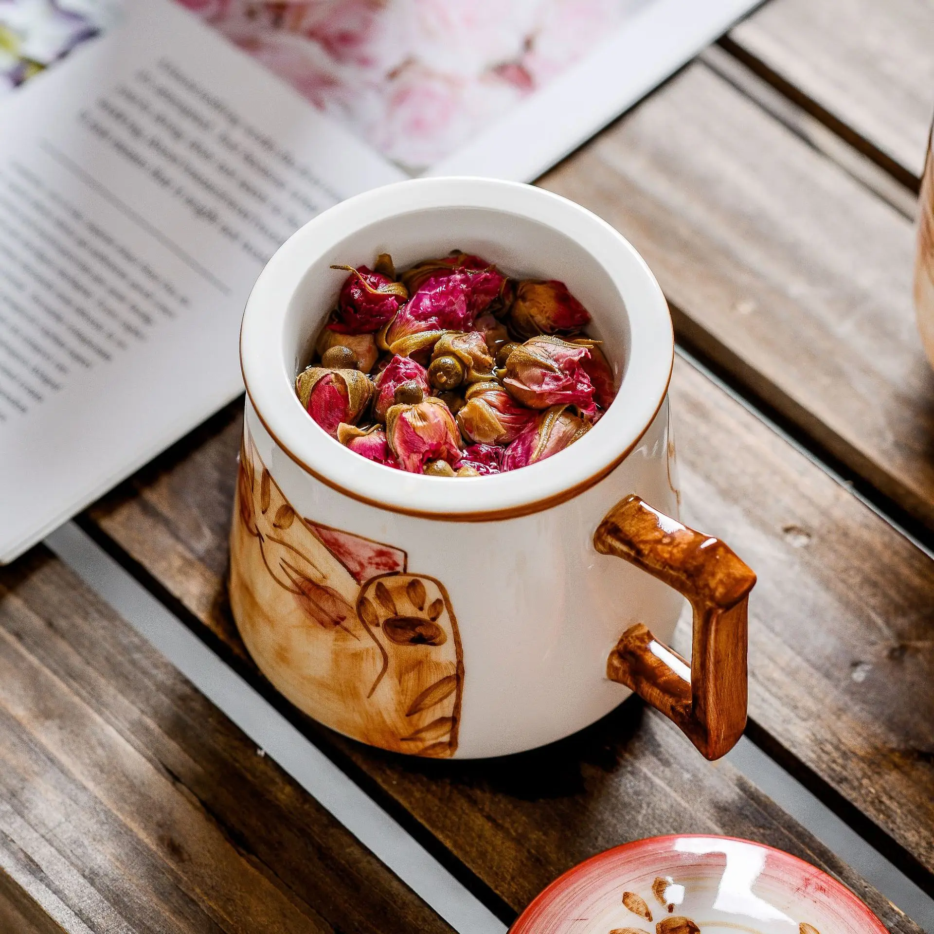 Flypeak New Arrival Porcelain Cup Hand -painted Ceramic Coffee Cup High Quality Home Ceramic Cup Japanese Style