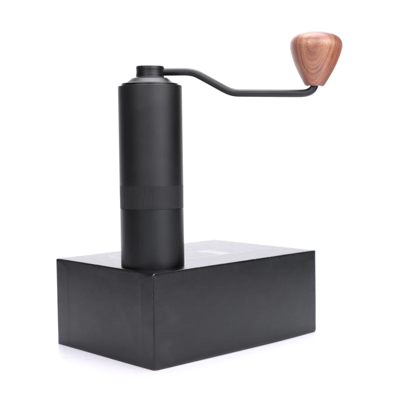 Kingze Black Coffee Grinder Machine Kitchen Adjustable Coffee Maker Hand Manual Coffee Grinder