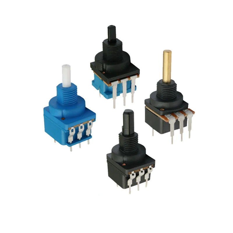 WH116AK B500K 100K 500K potentiometer high current dimmer 1000W dual control button potentiometer