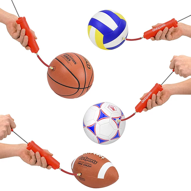 8 inch ball hand volleyball basketball soccer ball air pump with needle