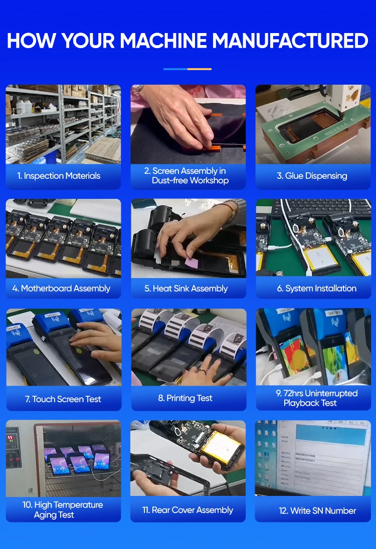 Pos FYJ-F1 5.5'/5.99' 3G+16G All in One Mobile Pos Supermarket Cash Machine Payment Terminal 4G Handheld Mobile Pos Terminal