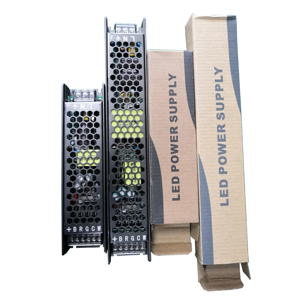 110V 220V AC 24V 48V DC 2.5A 60W Triac 0-10V PWM Led Power Supply 12v Push Smart Dimming LED Driver For Strip Light