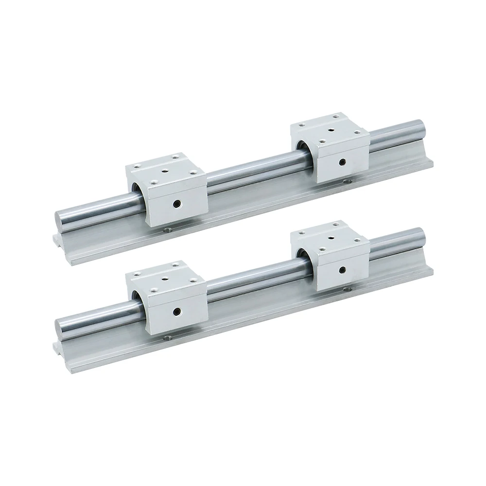 High quality 2pcs 12mm linear rail SBR12 L500mm support round guide rail + 4pcs SBR12UU/ SBR12LUU  slide block  linear actuator