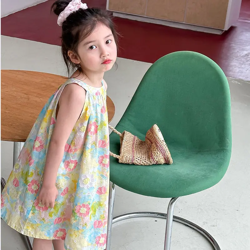 5 Years Old Girl Dresses Children New Toddler Kids Baby Girls Children Princess Casual Dress Short Sleeve Skirt