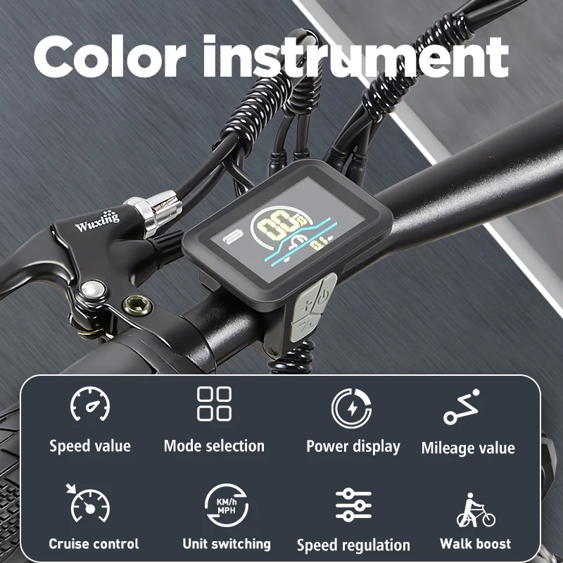 EU stock adults mountain city e riding big wheel 27.5 inch 1000W  electric hybrid bike integrated battery with suspension forks