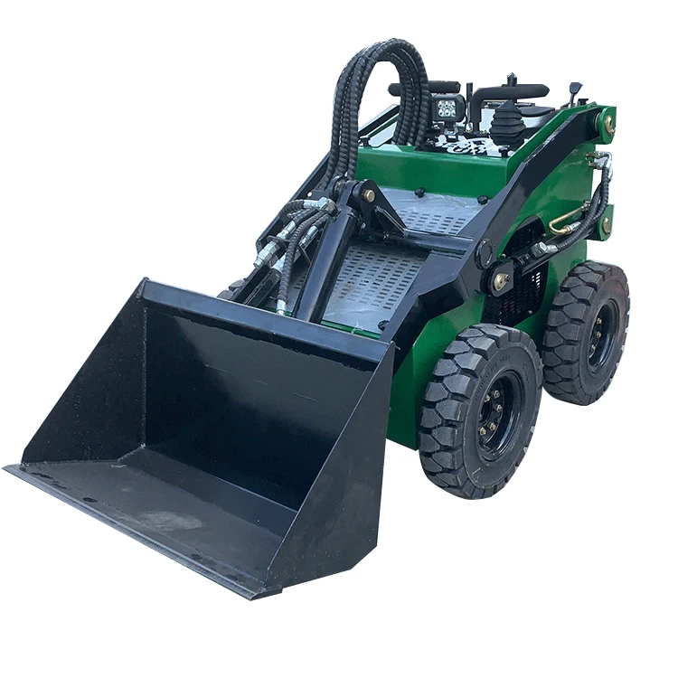 high quality 900 kg mini wheel loader front end loader earth-moving machinery mini skid steer loader for sale