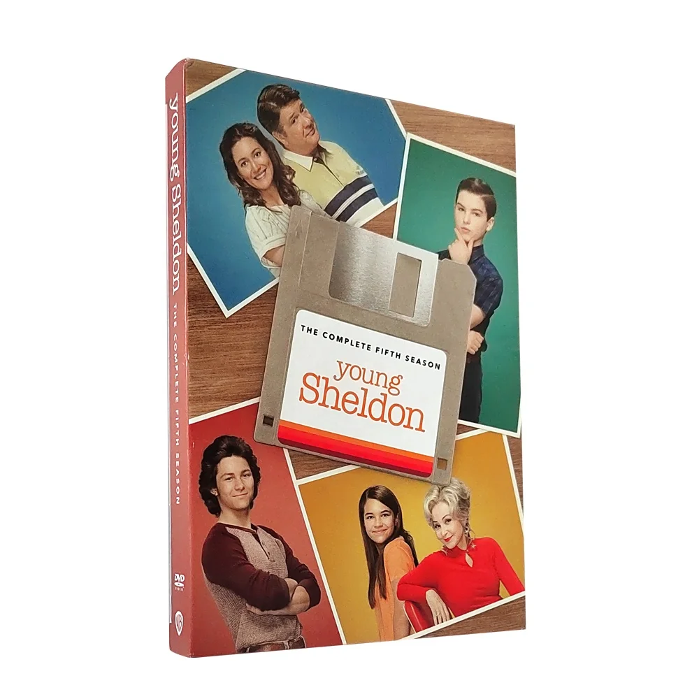 Купить новый Китай бесплатная доставка Заводская поставка DVD-наборы в коробке фильмы диск дублирующая печать ТВ-шоу молодой Шелдон Сезон 5 2 дисков