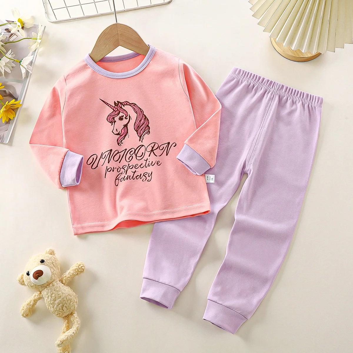 Kids Boys & Girls Thermal Underwear Set,Base Layers Tight Long Johns Tops & Pants Set